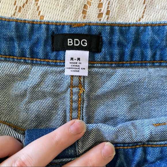 UO BDG • Vintage Style Button Front Denim Skirt - Picture 7 of 9